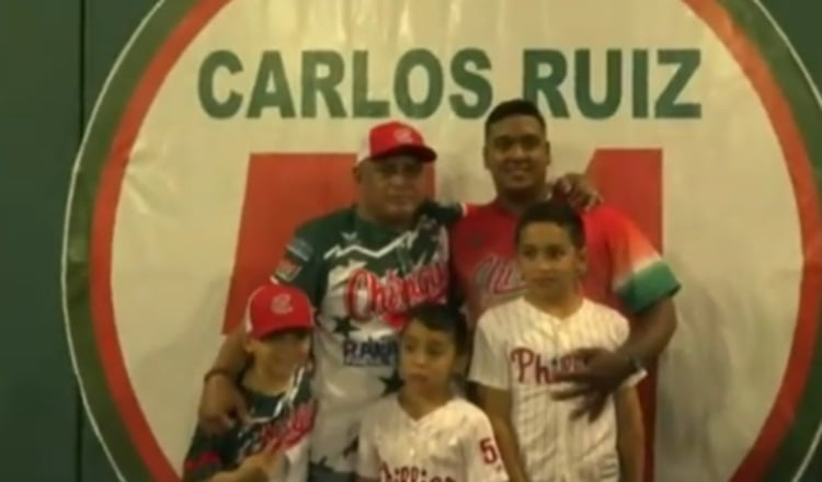 Equipo de Chiriquí retiró el número 51 de Carlos 'Calicho' Ruiz. Foto: Captura/Fedebeis