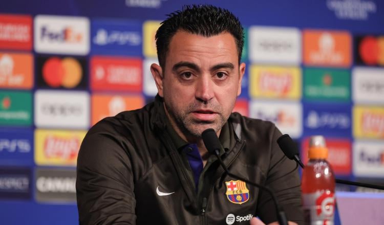 Xavi, técnico del Barcelona. Foto: EFE