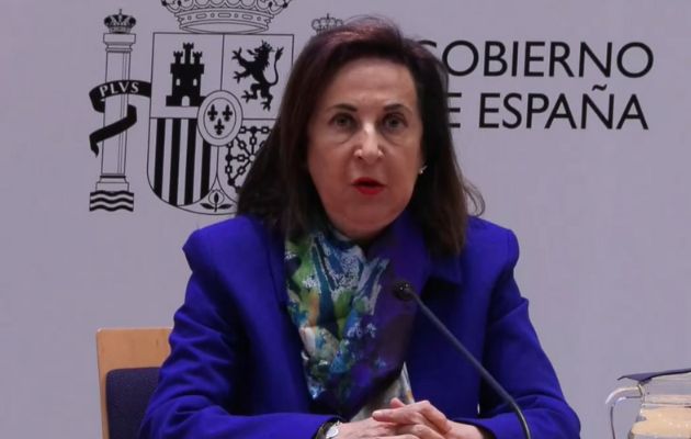 La ministra de Defensa, Margarita Robles, apela a la contención "a todos los países de la zona", en referencia a Oriente Medio. Foto: EFE