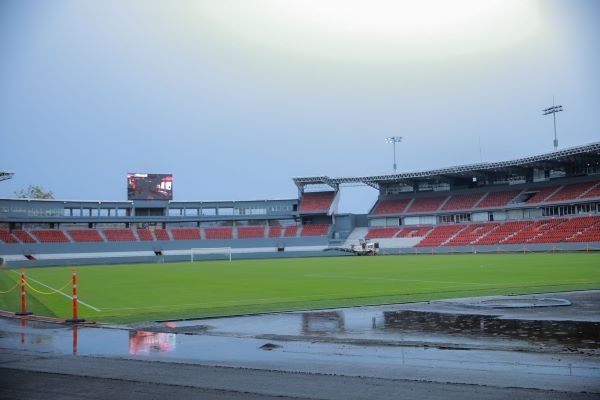 Trabajos del estadio Rommel Fernández avanzan. Foto: Fedebeis