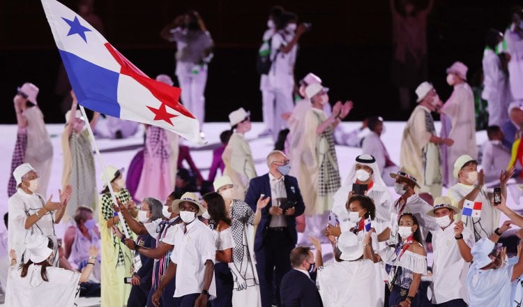 Atletas panameños en los Juegos Olimpicos de Tokyo 2020. Foto: COI