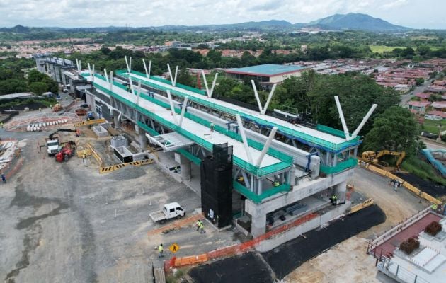  La Línea 3 del Metro de Panamá presenta un 56% de avance. Foto: Archivos