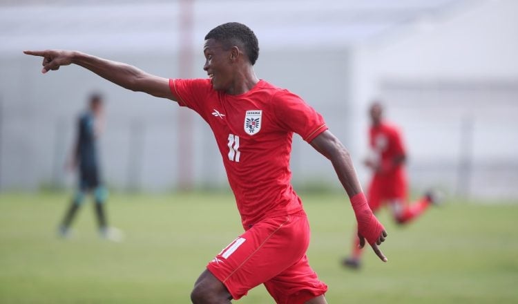 Joseph Pacheco anotó el gol panameño ante Honduras. Foto: Fepafut