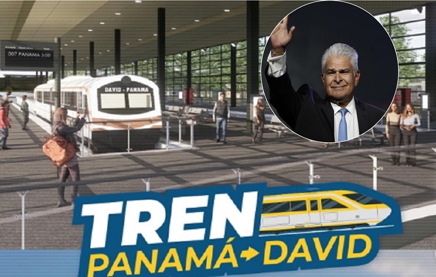El tren es una de las promesas cumbre de José Raúl Mulino. Foto: Cortesía