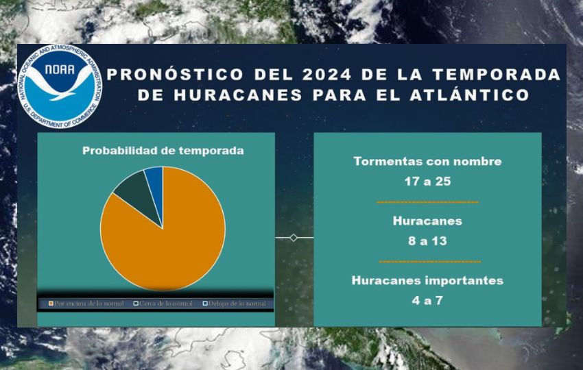 La NOAA predice un 85% de probabilidad de una temporada por encima de lo normal. Foto: Cortesía