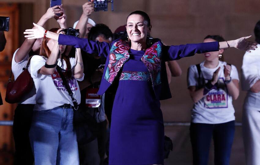 Claudia Sheinbaum será la primera presidenta de México. Foto: EFE