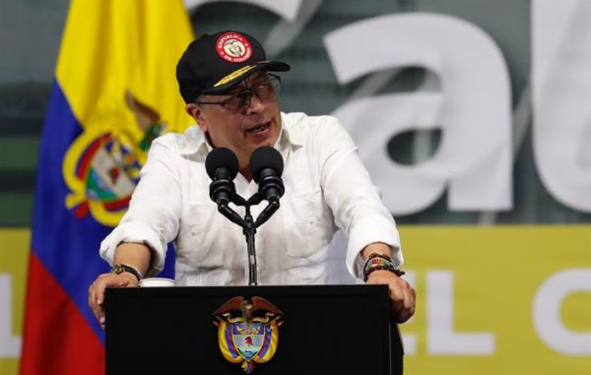 El presidente de Colombia Gustavo Petro. Foto: EFE