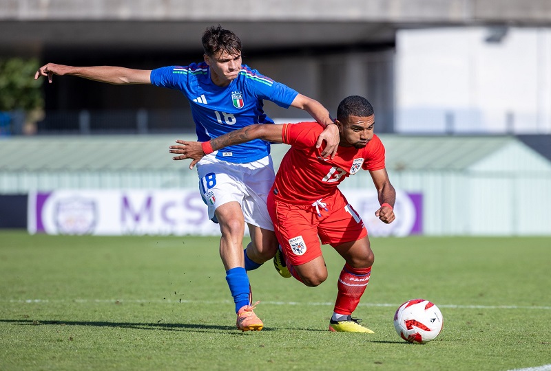 Panamá Sub-23 empató contra Italia 2-2 en la Copa Maurice Revello. Foto: Fepafut