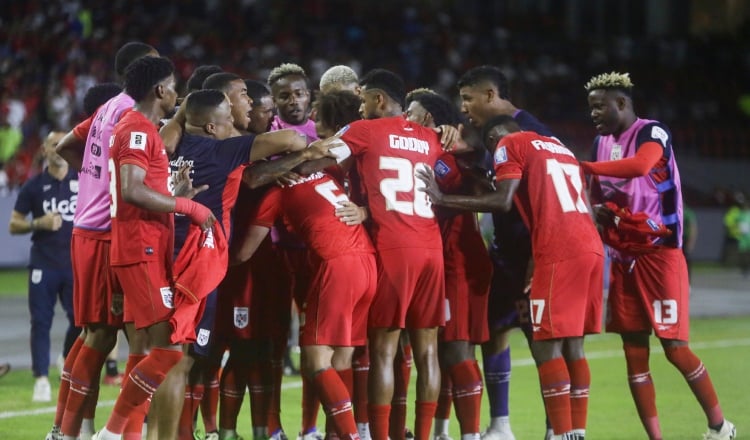 Jugadores del equipo de Panamá. Foto: EFE 