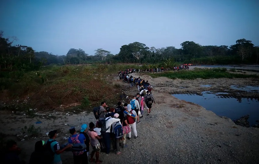 El flujo migratorio por Darién ha aumentado en los últimos años. Foto: EFE