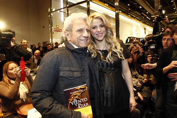 Shakira y su papá. Foto: EFE/Archivo