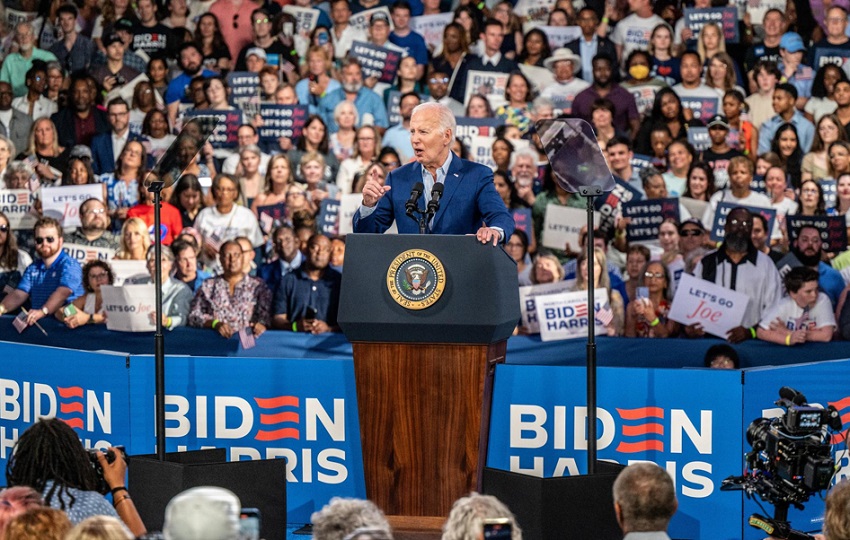 Joe Biden lució mal en el debate del jueves contra Donald Trump. Foto: EFE