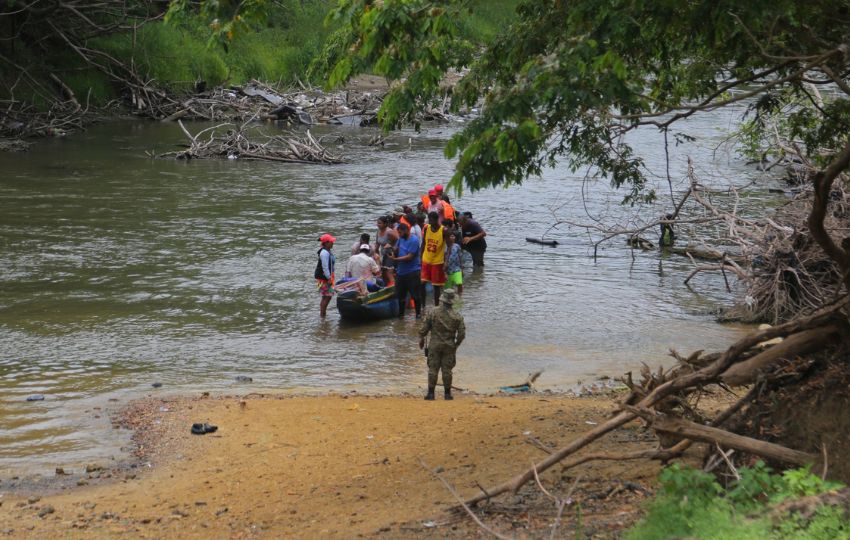 Migrantes que cruzaron la selva del Darién. Foto: Cortesía