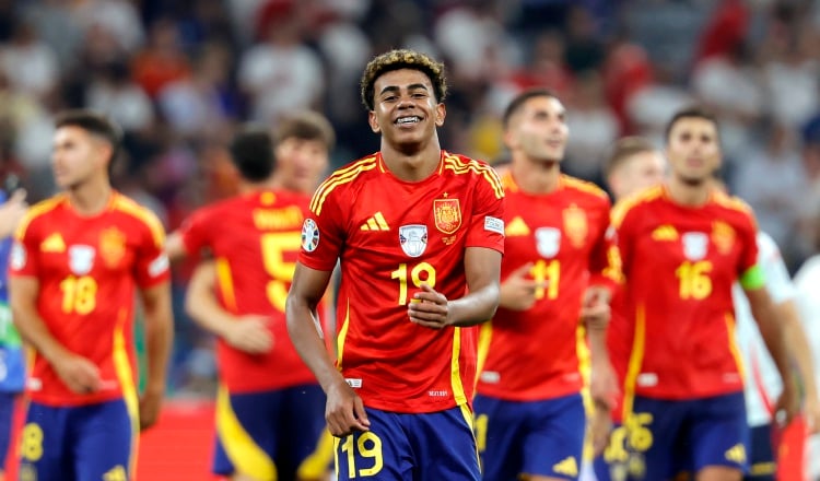 Lamine Yamal, el español tuvo un buen partido contra Francia. Foto: EFE