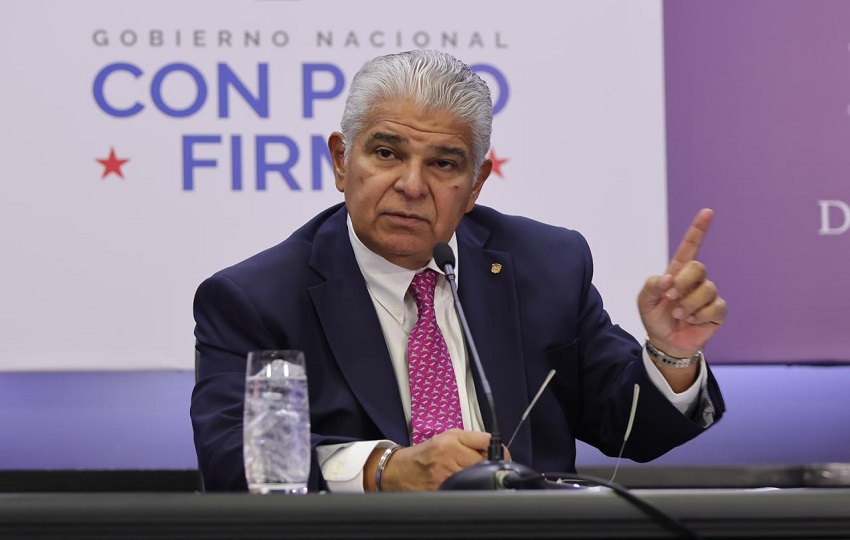 El presidente José Raúl Mulino realizó este jueves su primera conferencia con los medios y cibernautas. Foto: Cortesía/ Presidencia