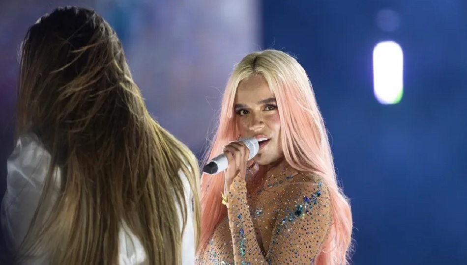 La cantante colombiana Karol G durante una actuación en Santo Domingo (República Dominicana). Foto: EFE / Orlando Barría / Archivo