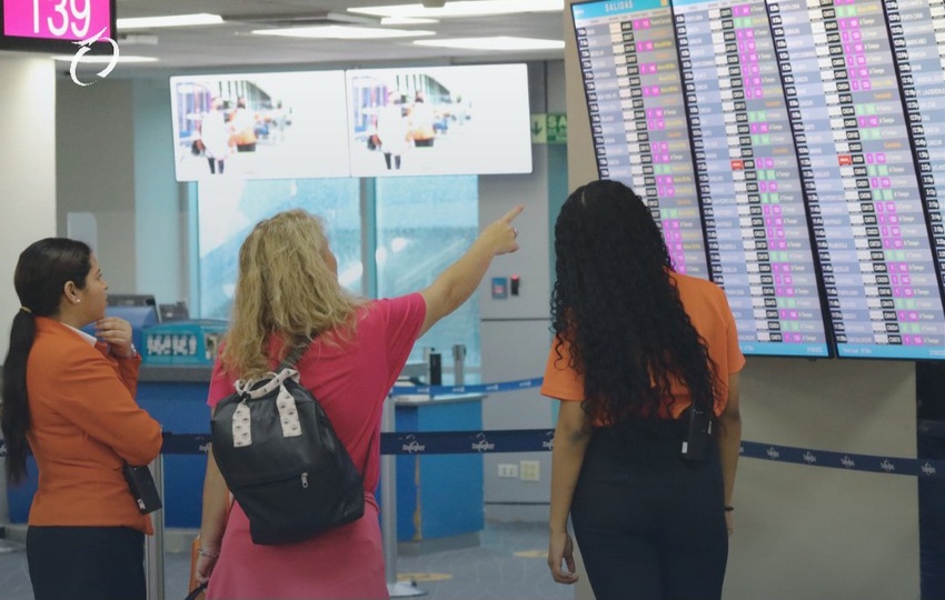 Los sistemas de registro de las aerolíneas sufrieron algunas afectaciones. Foto: Cortesía 