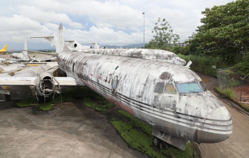 Las aeronaves están en desuso. Foto: Cortesía