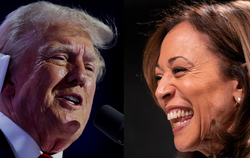 Donald Trump  y Kamala Harris buscan la presidencia de Estados Unidos. Foto: EFE