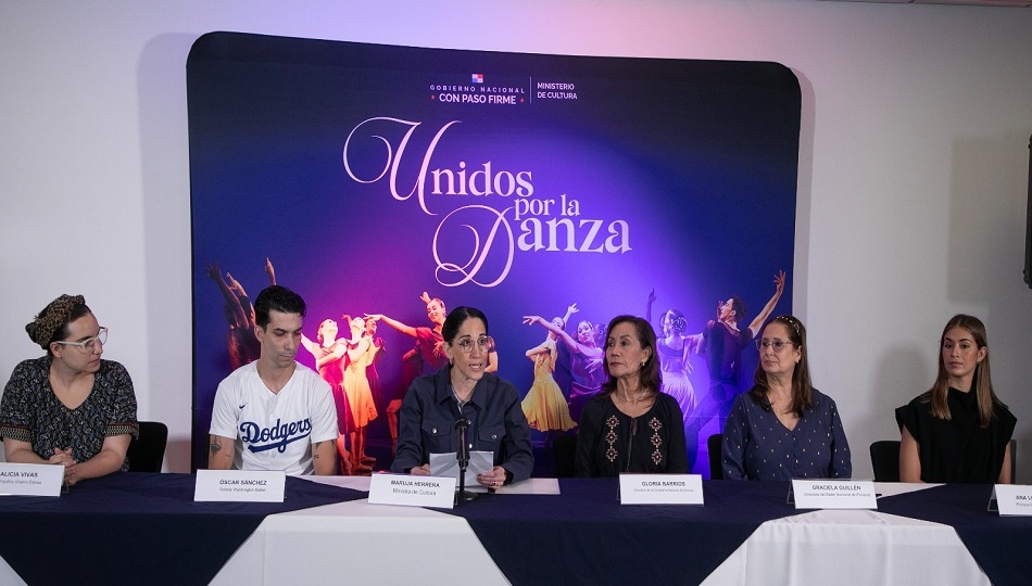 Conferencia de prensa de 'Unidos por la Danza'. Foto: Ministerio de Cultura