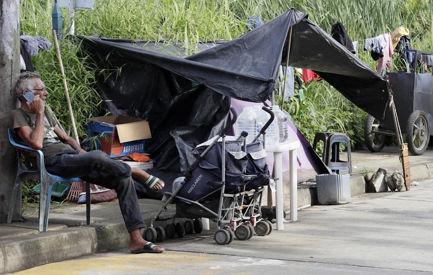 La mayoría de los migrantes que llegan a Panamá son de Venezuela. Foto: EFE