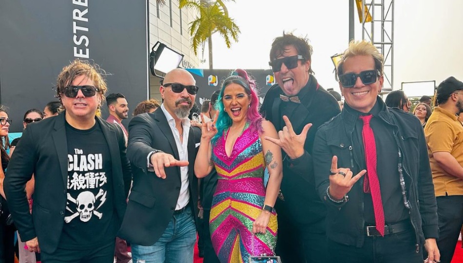 Diana Monster y Los Rabanes en la alfombra roja. Foto: Instagram / @dianamonsters