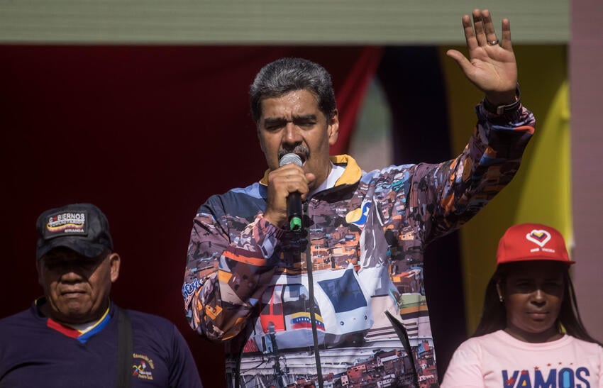 El Gobierno de Maduro denuncia presión internacional. Foto: EFE 