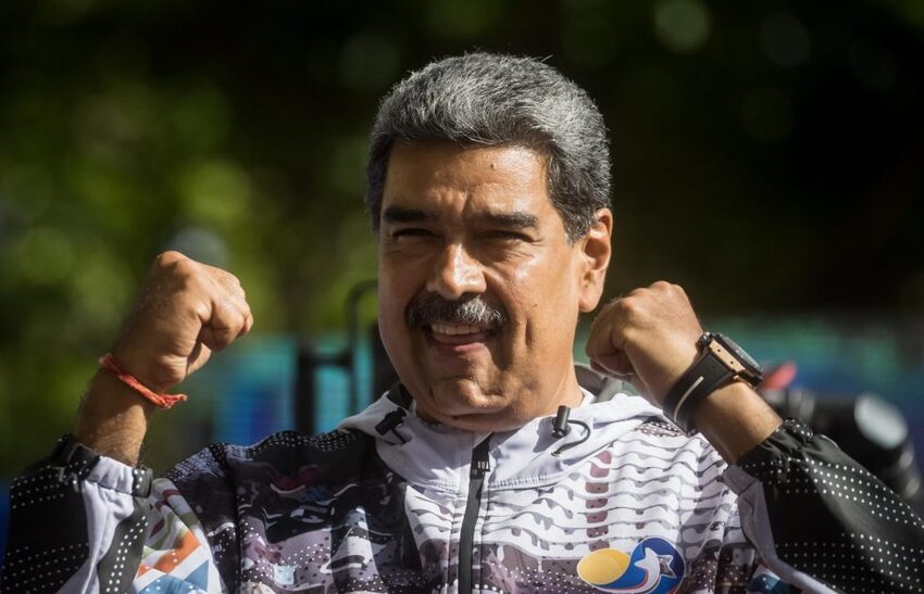 Nicolás Maduro dijo que es el único capaz de mantener la paz. Foto: EFE