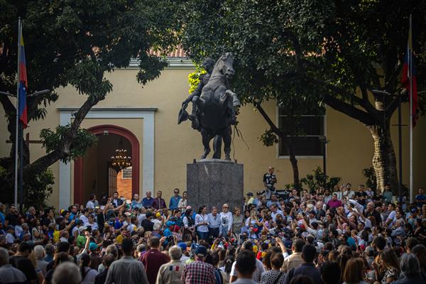 Los resultados de las elecciones en Venezuela han dado como resultado protestas. Foto: EFE