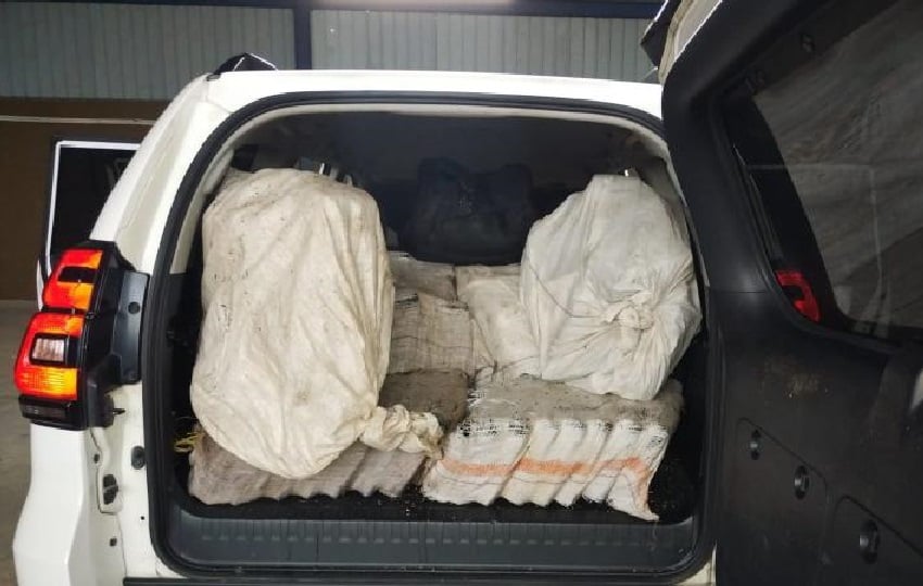 Las autoridades buscan a una segunda implicada en el transporte de droga. Foto. Eric Montenegro