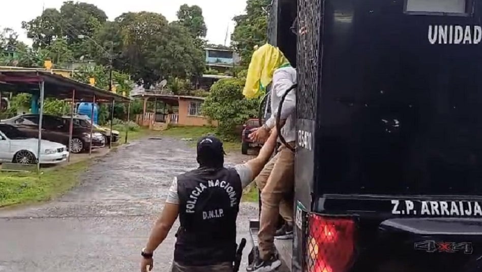  Fue detenido en el sector de "La Omar" corregimiento de Burunga, distrito de Arraiján. Foto:Eric Montenegro