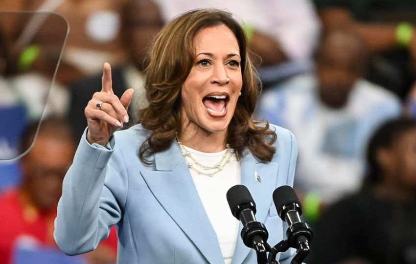 La vicepresidenta de Estados Unidos, Kamala Harris. Foto: EFE