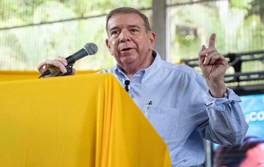 Candidato a la Presidencia de Venezuela por la Plataforma Unitaria Democrática (PUD), Edmundo González Urrutia. Foto: EFE