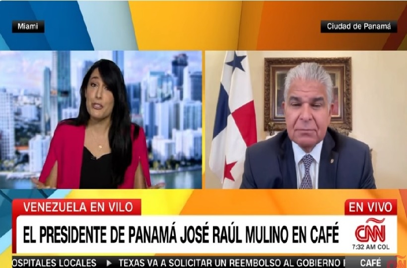 José Raúl Mulno, entrevista en 'CNN'. 