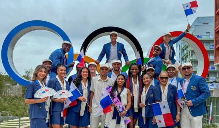 Delegación de Panamá en los Juegos de  París 2024. Foto: COP