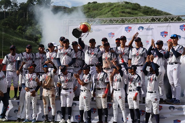 Panamá U18, quedó subcampeón en el Premundial de Béisbol. Foto: Fedebeis