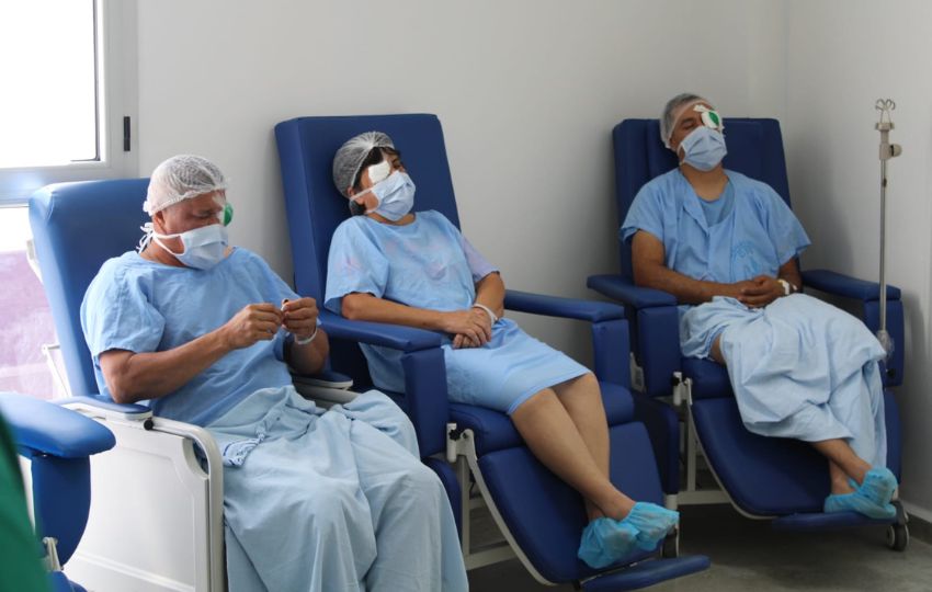 Los pacientes fueron operados y recuperaron la visión. Foto: Cortesía