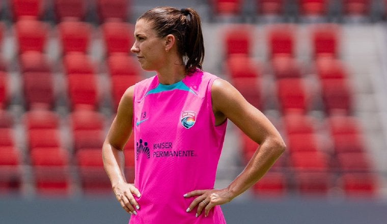 Alex Morgan, figura del equipo de San Diego. Foto: @sandiegowavefc