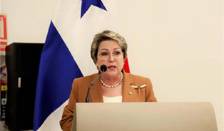 Presidenta de la Corte, María Eugenia López. 