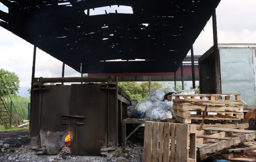 Inspección técnica conjunta realizada por Mi Ambiente y el Ministerio de Salud, el pasado 8 de agosto. Foto: Cortesía