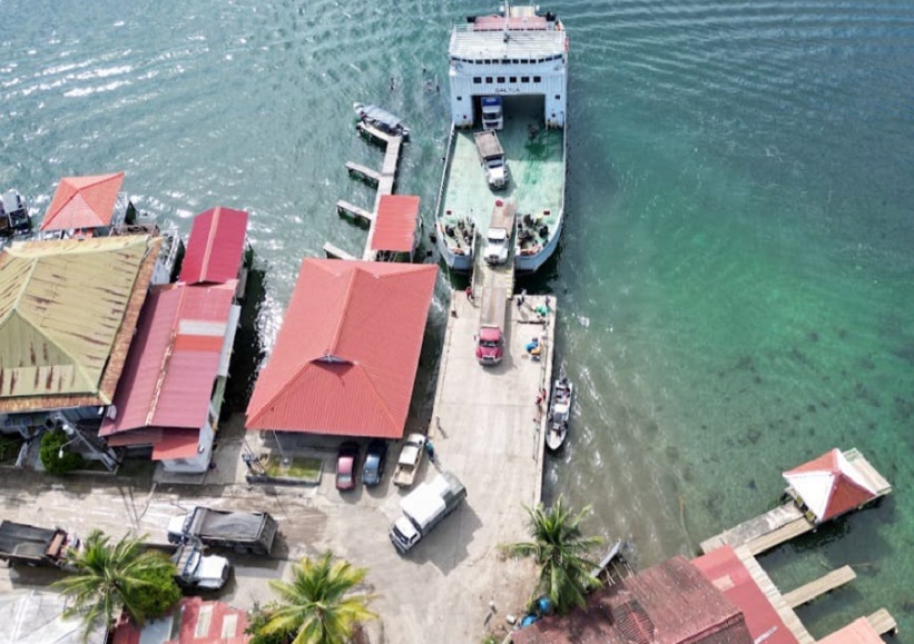 El suceso no afectó los servicios marítimos en el puerto. Foto: Cortesía AMP