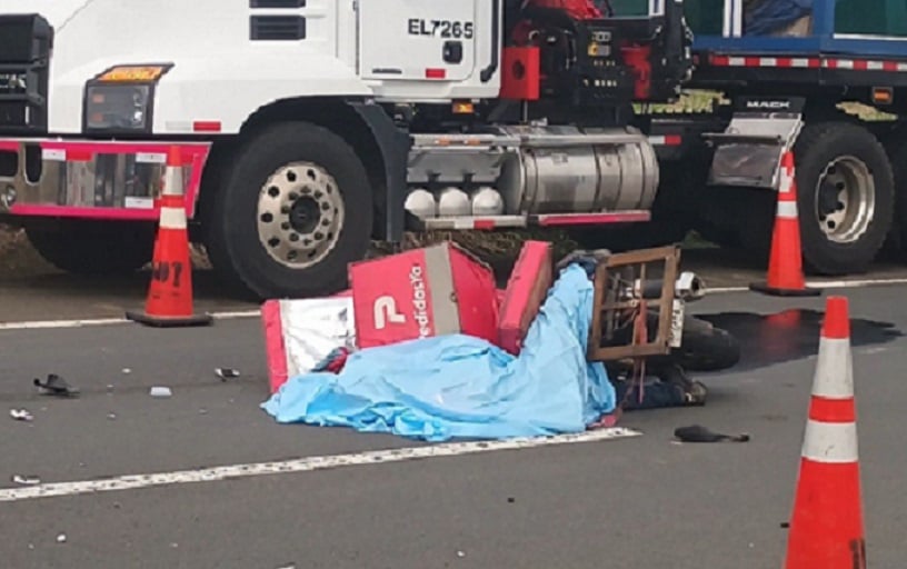 El trágico accidente ocurrió  en el sector conocido como El Rincón Largo, en el  corregimiento de La Peña. Foto: Melquiades Vásquez