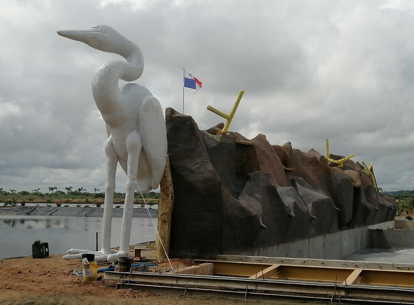 La iniciativa es un proyecto agro turístico que logró convertir un área de albina donde se desarrolla la cría de camarones. Foto: Thays Domínguez