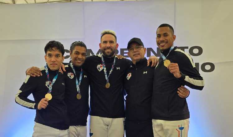 Equipo de esgrima de Panamá. Foto: Cortesía