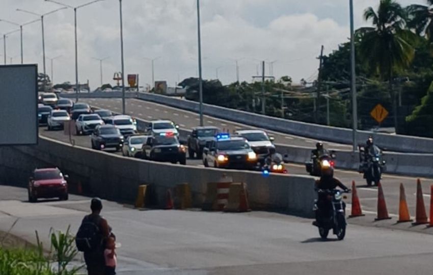 Apertura del viaducto de La Chorrera. Foto: Cortesía