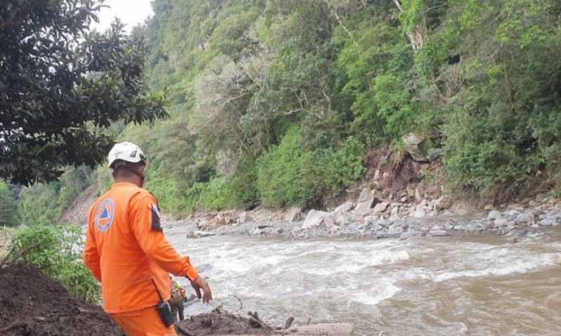 Advierten tener precauciones ante crecida de los ríos. Foto: Sinaproc