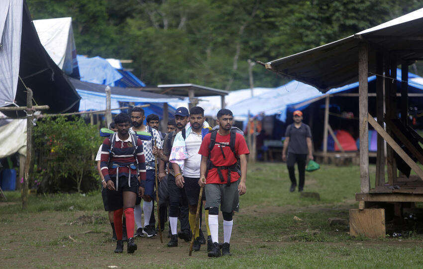 Panamá ha cerrado cinco trochas para controlar el flujo migratorio. Foto: EFE 