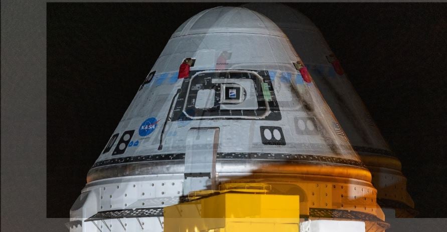 La nave espacial Boeing CST-100 Starliner. Foto: EFE