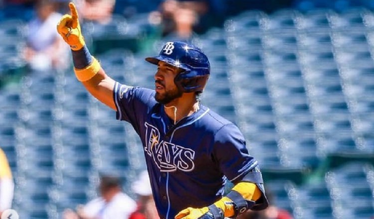 El panameño José 'Chema' Caballero, jugador de los Rays. Foto: Instagram