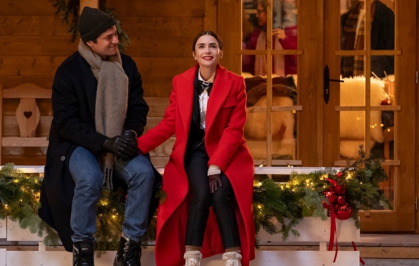 Emily (Lily Collins) tendrá su primera Navidad en Francia. Foto: Netflix / Freepik